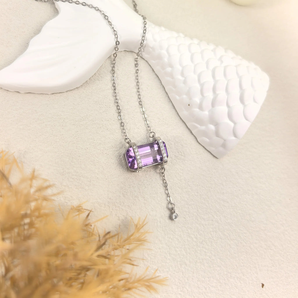 picture of Violet Reverie Amethyst Necklace