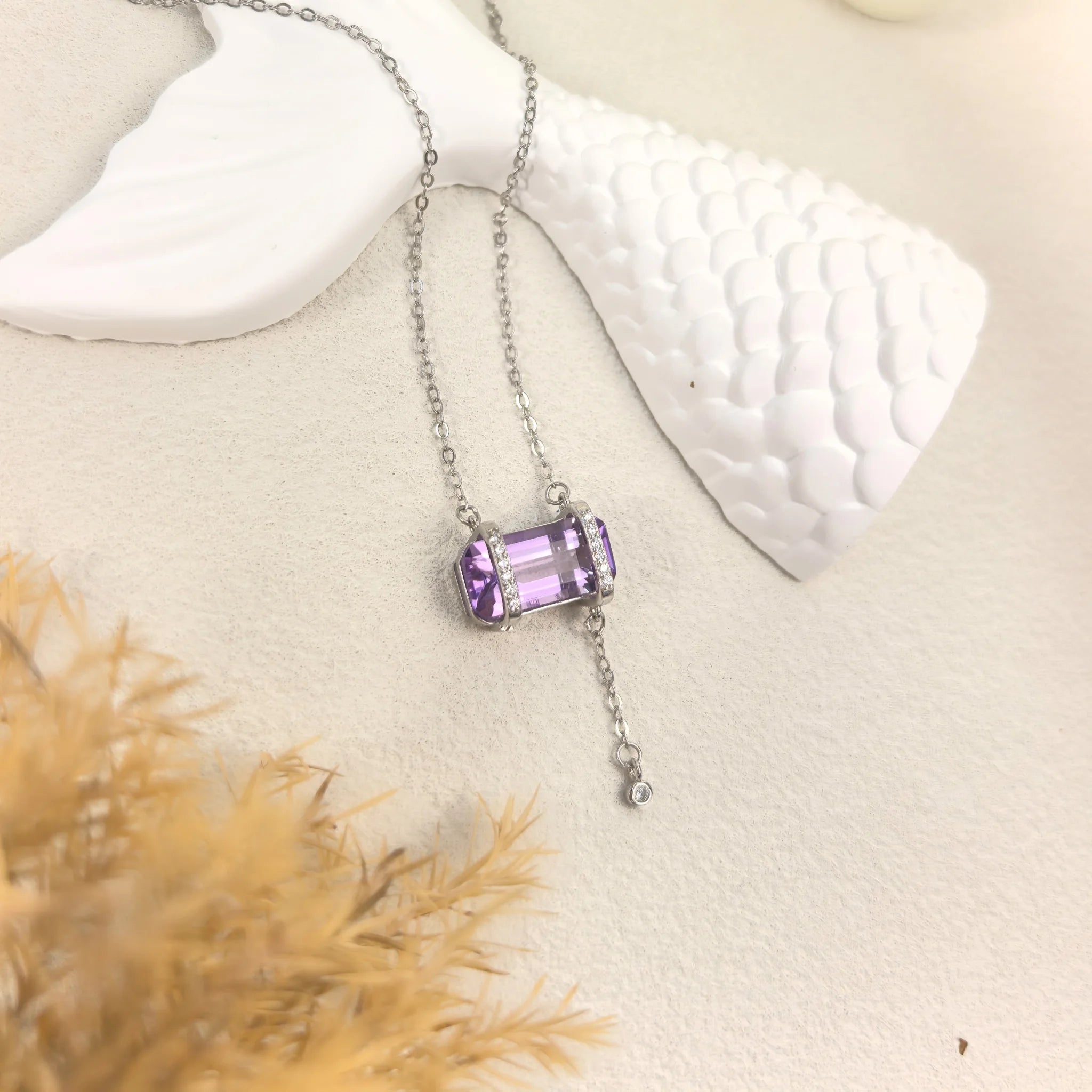 picture of Violet Reverie Amethyst Necklace