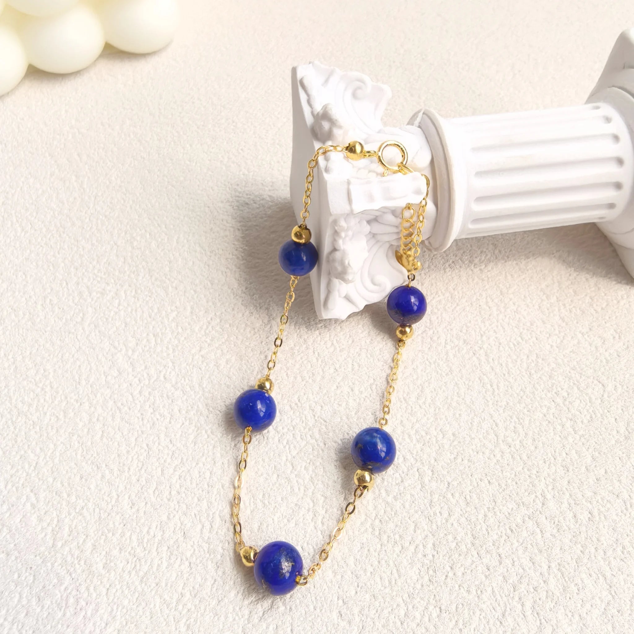 Milky Way Stroll Lapis Lazuli Bracelet, communication boost talisman