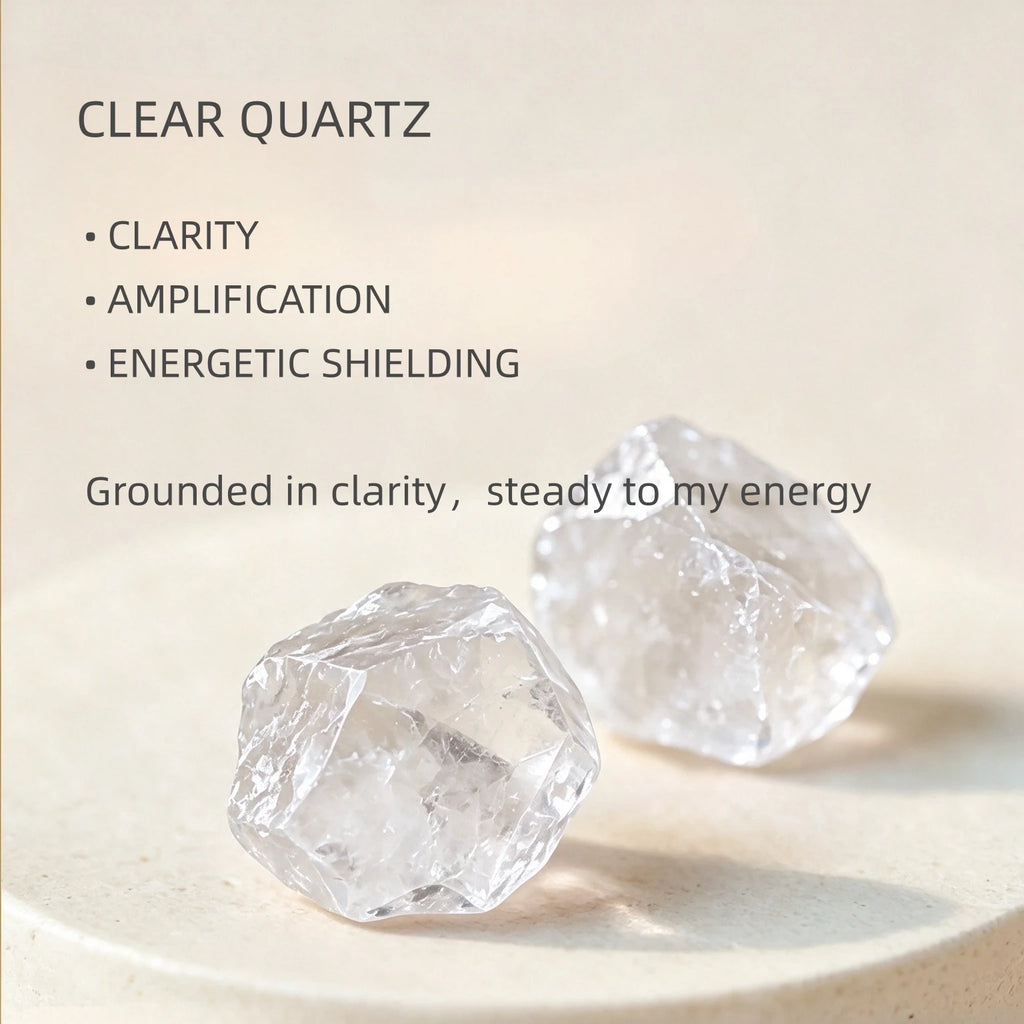 Properties of clear quartz.